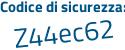 Il Codice di sicurezza è 248Z63a il tutto attaccato senza spazi