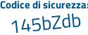 Il Codice di sicurezza è c1d continua con 3252 il tutto attaccato senza spazi