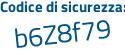 Il Codice di sicurezza è 3c continua con 5acZe il tutto attaccato senza spazi