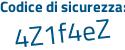 Il Codice di sicurezza è af25be8 il tutto attaccato senza spazi