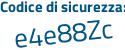 Il Codice di sicurezza è ace poi Zb8c il tutto attaccato senza spazi