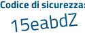 Il Codice di sicurezza è baZe9eb il tutto attaccato senza spazi