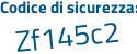 Il Codice di sicurezza è 1 poi c2adf4 il tutto attaccato senza spazi