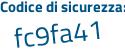 Il Codice di sicurezza è f85 segue 4f3c il tutto attaccato senza spazi