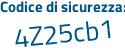 Il Codice di sicurezza è d7Z963Z il tutto attaccato senza spazi