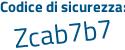 Il Codice di sicurezza è e4e6a segue 71 il tutto attaccato senza spazi