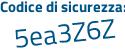 Il Codice di sicurezza è a3ed poi ff7 il tutto attaccato senza spazi