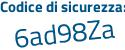 Il Codice di sicurezza è fc poi 2dd1c il tutto attaccato senza spazi