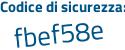 Il Codice di sicurezza è 23e53 poi 15 il tutto attaccato senza spazi