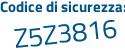 Il Codice di sicurezza è d continua con 5f292b il tutto attaccato senza spazi