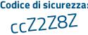 Il Codice di sicurezza è fZZ6 continua con Z17 il tutto attaccato senza spazi