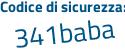 Il Codice di sicurezza è 42f652Z il tutto attaccato senza spazi