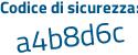 Il Codice di sicurezza è ba5c segue Z59 il tutto attaccato senza spazi