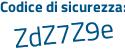 Il Codice di sicurezza è b424 poi dcf il tutto attaccato senza spazi