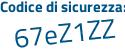 Il Codice di sicurezza è cde segue 8c59 il tutto attaccato senza spazi