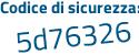 Il Codice di sicurezza è 4dffd continua con Z3 il tutto attaccato senza spazi