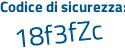 Il Codice di sicurezza è cadb poi 276 il tutto attaccato senza spazi