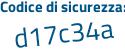 Il Codice di sicurezza è Z5 poi Z9b44 il tutto attaccato senza spazi