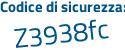 Il Codice di sicurezza è 3 continua con 88c981 il tutto attaccato senza spazi