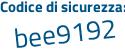 Il Codice di sicurezza è fe poi f2e5a il tutto attaccato senza spazi