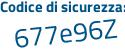 Il Codice di sicurezza è 993 segue 26f6 il tutto attaccato senza spazi