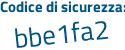 Il Codice di sicurezza è f4d57 poi cd il tutto attaccato senza spazi