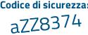 Il Codice di sicurezza è e879caa il tutto attaccato senza spazi