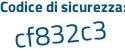 Il Codice di sicurezza è ec898 segue 9b il tutto attaccato senza spazi