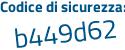 Il Codice di sicurezza è eZ1Z39f il tutto attaccato senza spazi