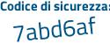 Il Codice di sicurezza è 24394 continua con 9Z il tutto attaccato senza spazi