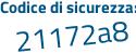 Il Codice di sicurezza è a continua con 964dea il tutto attaccato senza spazi