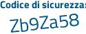 Il Codice di sicurezza è 7 continua con 947734 il tutto attaccato senza spazi