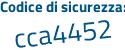 Il Codice di sicurezza è 4bf4d segue bd il tutto attaccato senza spazi