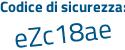 Il Codice di sicurezza è 9cdc7bf il tutto attaccato senza spazi