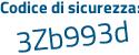 Il Codice di sicurezza è c95abd2 il tutto attaccato senza spazi