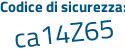 Il Codice di sicurezza è 9bf continua con Z341 il tutto attaccato senza spazi