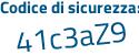 Il Codice di sicurezza è 131 segue 4Z86 il tutto attaccato senza spazi