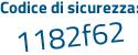 Il Codice di sicurezza è 356cf1Z il tutto attaccato senza spazi