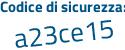 Il Codice di sicurezza è 88 continua con 6d65d il tutto attaccato senza spazi