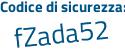 Il Codice di sicurezza è aZZ13dc il tutto attaccato senza spazi