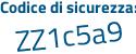 Il Codice di sicurezza è de1e continua con ee1 il tutto attaccato senza spazi