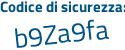 Il Codice di sicurezza è 4b96c1Z il tutto attaccato senza spazi