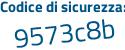 Il Codice di sicurezza è d continua con Zc395e il tutto attaccato senza spazi