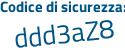 Il Codice di sicurezza è 6 segue 497Z7f il tutto attaccato senza spazi