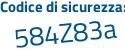 Il Codice di sicurezza è e2 continua con d86Zf il tutto attaccato senza spazi