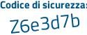 Il Codice di sicurezza è 77Z continua con 8cc9 il tutto attaccato senza spazi