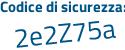 Il Codice di sicurezza è b poi 69ed31 il tutto attaccato senza spazi