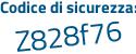 Il Codice di sicurezza è bcZ4fb7 il tutto attaccato senza spazi