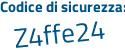 Il Codice di sicurezza è 643fccd il tutto attaccato senza spazi