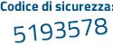 Il Codice di sicurezza è 1bdf continua con 43d il tutto attaccato senza spazi